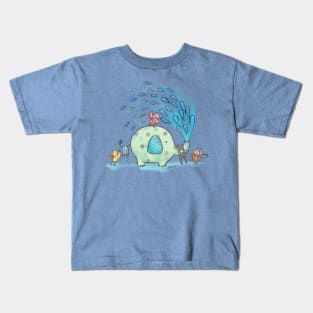 The Elephant Shower Kids T-Shirt